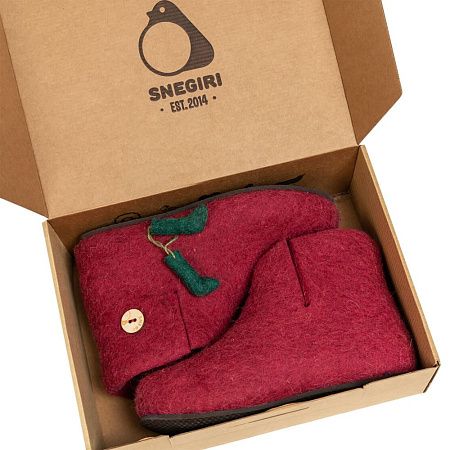 Домашние валенки Wild, розовые (вереск), размер 43