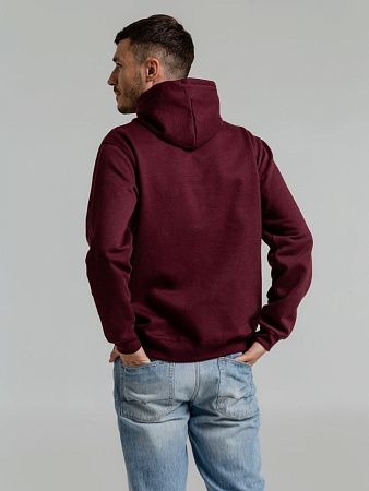 Толстовка с капюшоном Snake II бордовая, размер S