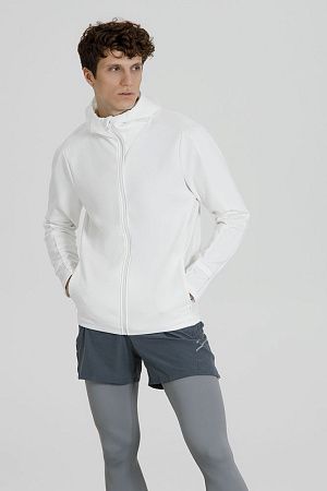 Куртка с капюшоном унисекс Begi, молочно-белая, размер S