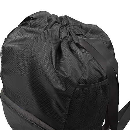 Рюкзак нейлоновый Trieste, черный, размер 42*45*16 см