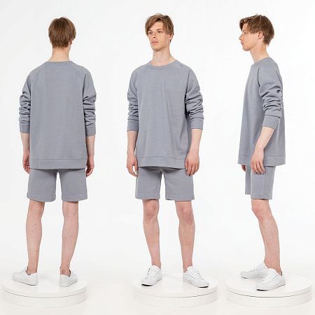 Свитшот унисекс S1, серый, размер XL/2XL