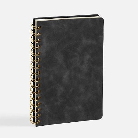 Ежедневник Spiral, недатированный, черный