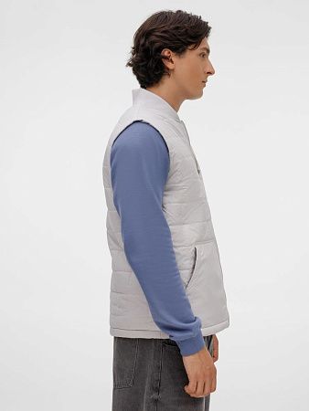 Жилет унисекс Warmbridge, светло-серый, размер S