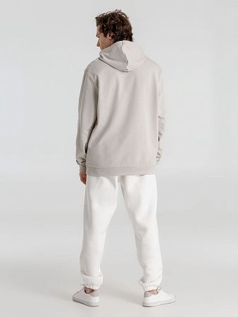 Толстовка с капюшоном унисекс Hoodie, дымчато-серая, размер XS
