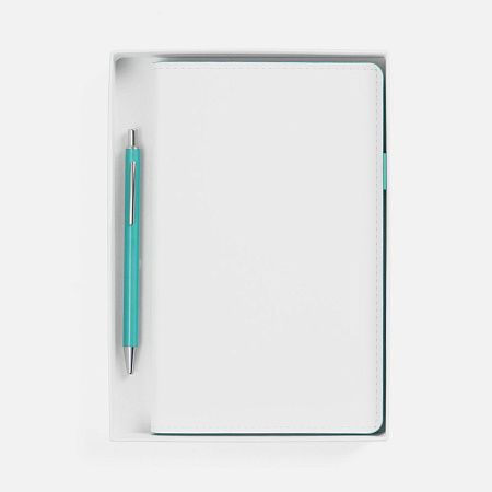 Набор White Shall, бело-бирюзовый