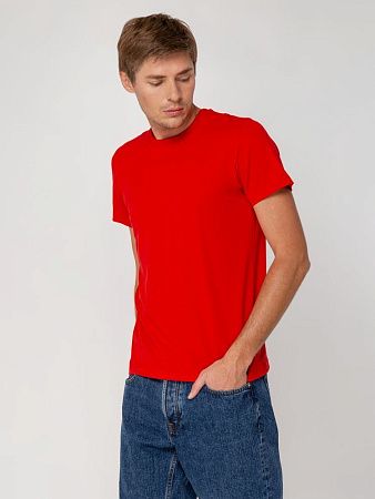 Футболка мужская T-bolka Stretch, красная, размер M v2