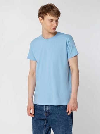Футболка унисекс Regent 150, голубая, размер 4XL