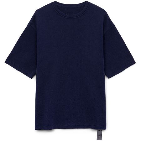 Джемпер с коротким рукавом Siluetti Volumica, темно-синий, размер XS/S