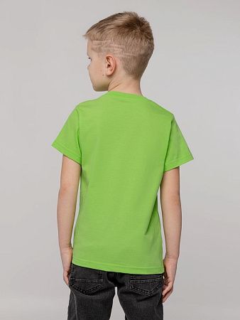 Футболка детская T-Bolka Kids, зеленое яблоко, размер 10 лет (130-140 см)
