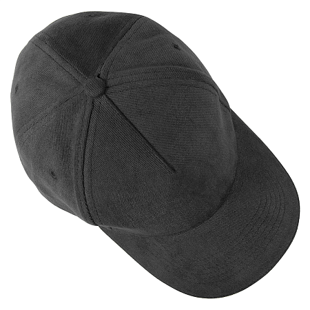 Кепка 5- панельная Salerno Heavy 350,  c белым сендвичем, черная