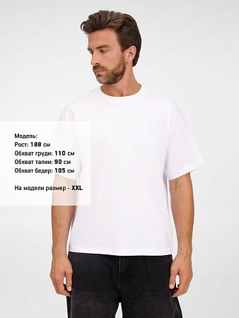 Футболка оверсайз унисекс Legacy, белая, размер XS