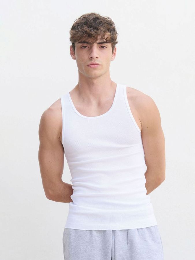 Майка унисекс Pablo, белая, размер S