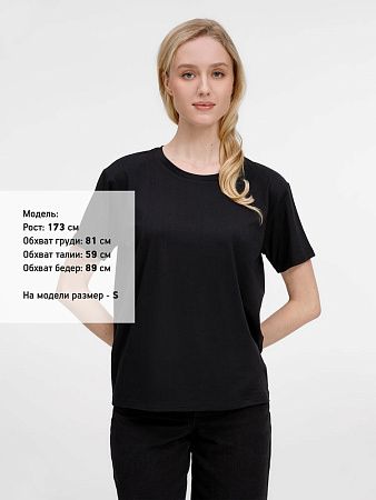 Футболка унисекс Senti, черная, размер S