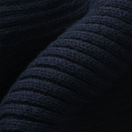 Шарф Forges вязаный, синий