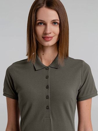 Рубашка поло женская Neptune, темно-серая, размер S