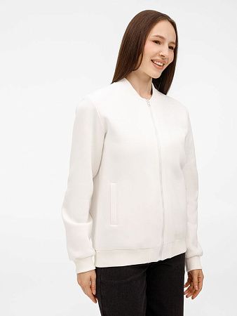 Бомбер унисекс Estado, молочно-белый, размер M