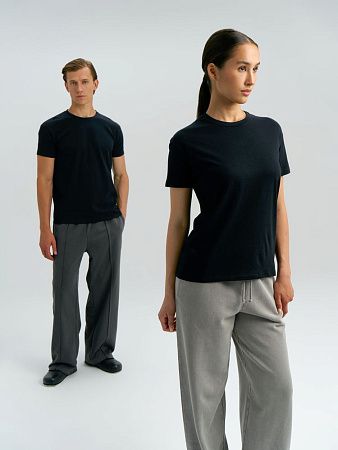 Футболка унисекс Regent 150, черная, размер XXS