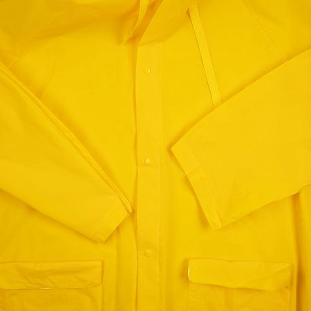 Дождевик детский RainDrop Kids, желтый, размер 8 лет (118-128 см)