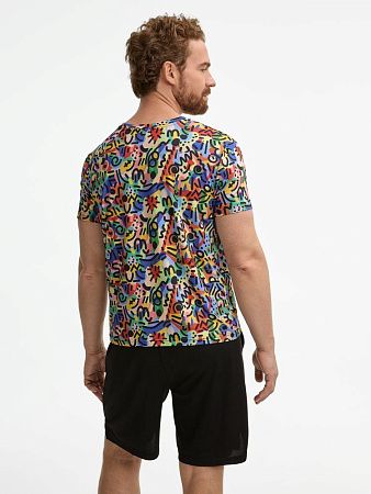 Футболка унисекс Senti с полной запечаткой на заказ, размер S