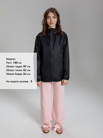 Куртка унисекс Nordvind WR, черная, размер S