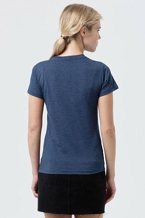 Футболка женская Regent Fit Women, синий меланж, размер XL