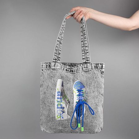 Пара наконечников для шнурка Tizzle, зеленый неон