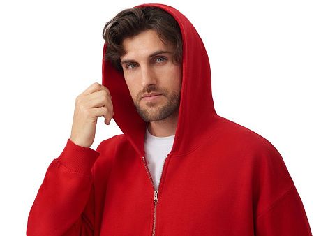 Толстовка оверсайз с капюшоном на молнии «Monaco»