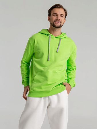 Толстовка с капюшоном Unit Kirenga, зеленое яблоко, размер XS