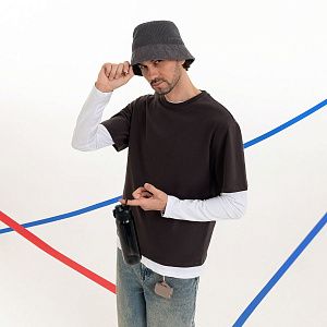 Футболка унисекс RUST NEO, 100% хлопок, 240 гр., голубой, размер XS/S под нанесение