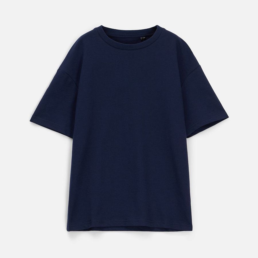 Футболка унисекс Durington, темно-синяя, размер 3XL/4XL