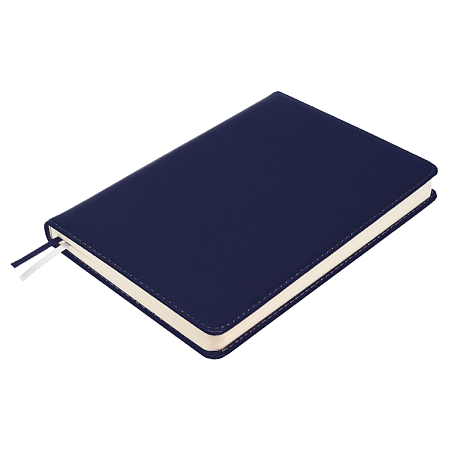Ежедневник City Buffalo А5, темно-синий, недатированный, в твердой обложке с поролоном