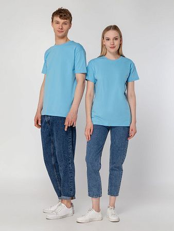 Футболка унисекс T-Bolka 160, голубая, размер XL v2