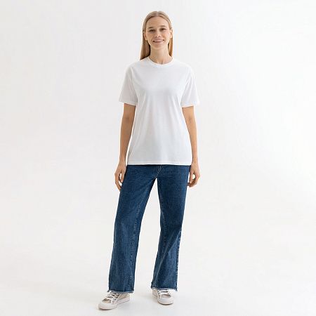 Футболка унисекс Крис (Kris), 150 гр., белая (теплого оттенка), размер XL