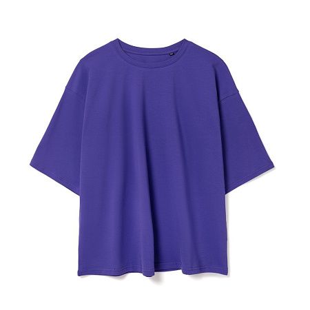 Футболка унисекс оверсайз Street Vibes, фиолетовая, размер XL/2XL