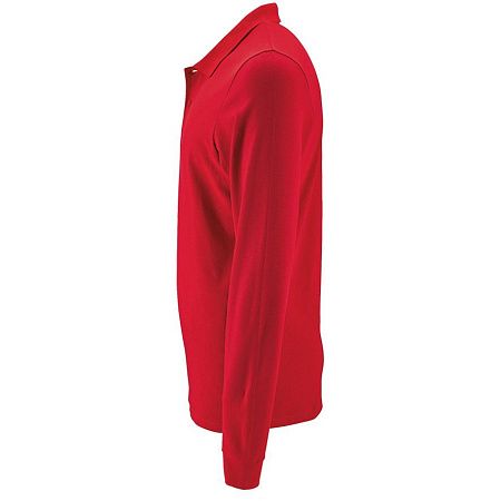 Рубашка поло мужская с длинным рукавом Perfect LSL Men, красная, размер XL