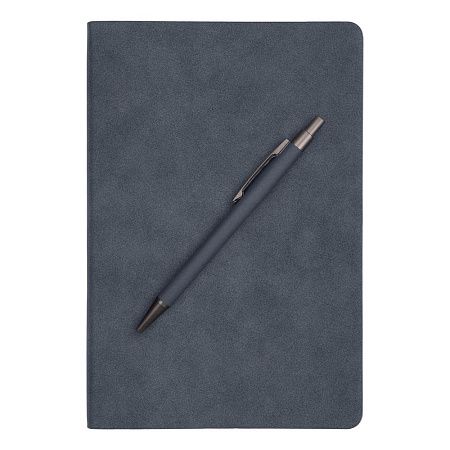 Ручка шариковая Gray stone Requis, синяя