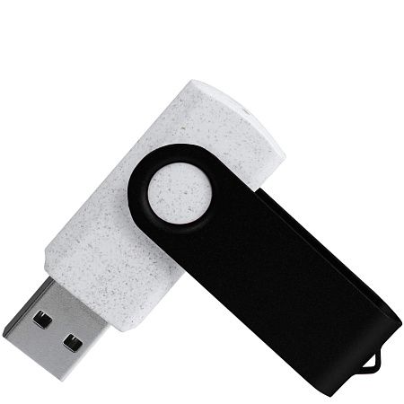 Флешка TWIST ECO Белая с черным 4027.07.08.16ГБ3.0