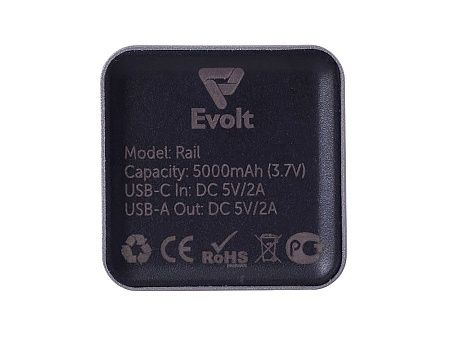 Внешний аккумулятор «Rail» c дисплеем, 5000 mAh