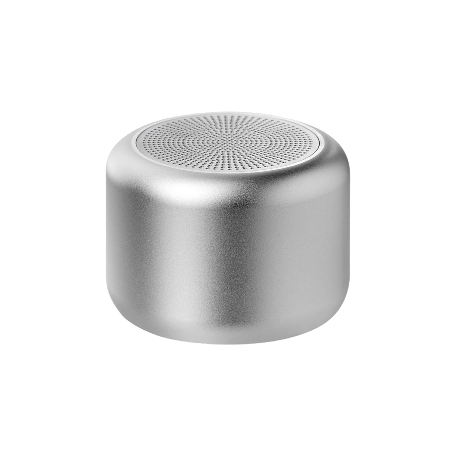 Беспроводная колонка Пэшн (Passion) 80dB 600 mAh (Bluetooth 5.0), серебряная