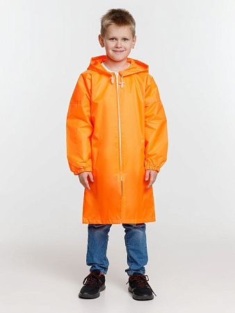 Дождевик детский Rainman Kids, оранжевый неон, размер 7–9 лет (122-134 см)