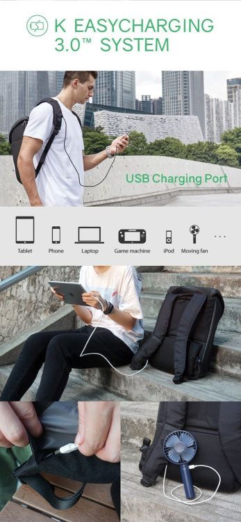 Рюкзак KORIN ClickPack X 45х32х15,5 см, с клапаном