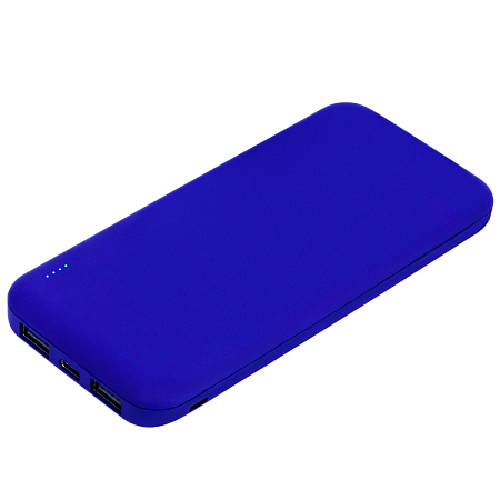Внешний аккумулятор с подсветкой Люче Ультрамарин (Luce Ultramarine) 10000 mAh, ярко-синий