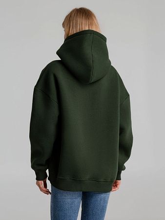 Худи Kulonga Oversize, темно-зеленый (хаки), размер M/L
