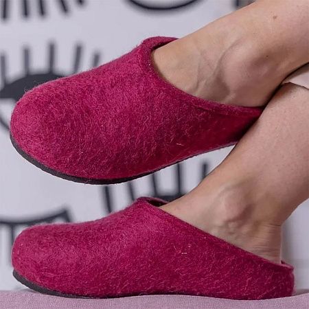 Домашние валенки Step, розовые (вереск), размер 43