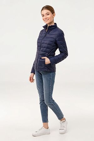 Куртка женская Wilson Women, темно-синяя, размер XL