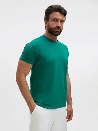 Футболка унисекс Regent 150, зеленая (изумрудная), размер XXL