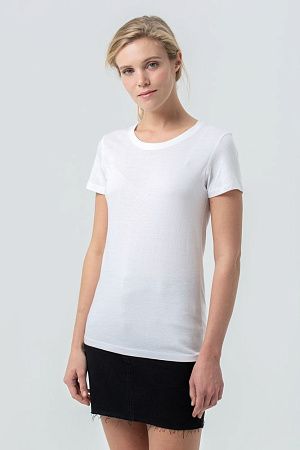 Футболка женская Regent Fit Women, белая, размер XL