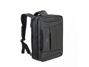 Сумка-трансформер для ноутбука до 16'', цвет: черный