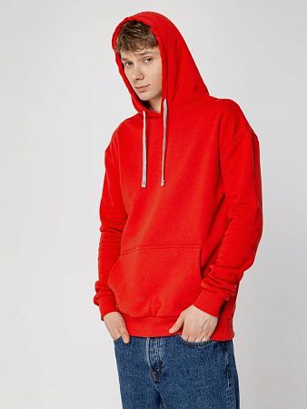 Толстовка с капюшоном Unit Kirenga Heavy, красная, размер XS