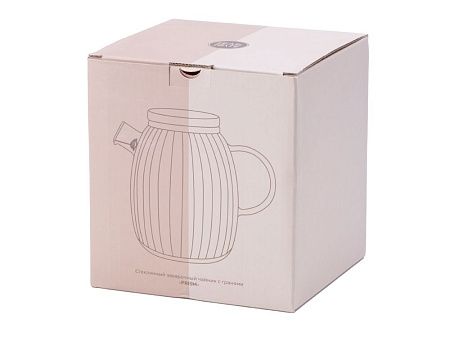 Стеклянный заварочный чайник с гранями «Prism»